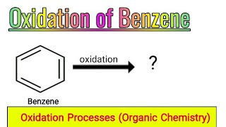 Oxidation of BenzeneOxidation of Aromatic CompoundOxidation Process of benzene organicchemistry [upl. by Soutor]