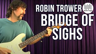 Robin Trower  Bridge Of Sighs  How To Play  Guitar Lesson [upl. by Lorenza]