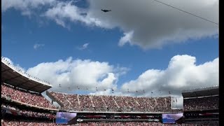 B2 Stealth Bomber Flyover at BryantDenny Stadium  2023 Homecoming vs Arkansas [upl. by Oiramel350]