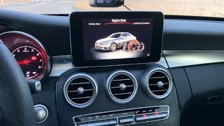 Mercedes Benz C Class Infotainment System Review [upl. by Akcir]