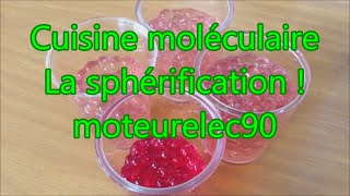 Sphérification recette de cuisine moléculaire expliquée simplement molecular gastronomy [upl. by Siva]