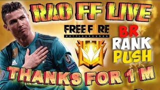 🔴Live ROAD TO 1 MILLION 🗿👑  RAO FF LIVE  freefire shortsfeed trending livestream [upl. by Amitaf]