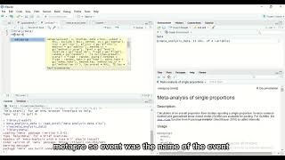 Meta Analysis with R studio [upl. by Adelaida]