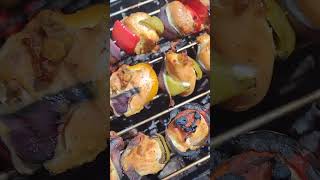 Chicken kabobs rollingwithanthonyandnia food foodie [upl. by Nigle]