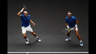 FedererNadal vs SockQuerrey  Laver Cup Highlights HD [upl. by Regnig763]