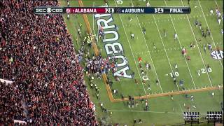 2013 Iron Bowl ending HIGH DEFINITION Auburn beats Alabama [upl. by Mellitz549]