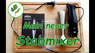 Mein neuer Stabmixer  Braun Multiquick 7 im Test [upl. by Marvel]