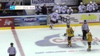 IIHF Continental Cup  Nottingham Panthers v Riga Dinamo Juniors  Sunday 20th October 2013 [upl. by Aerdnac]