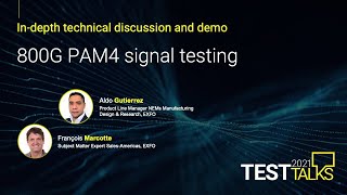 800G PAM4 signal testing [upl. by Zelten]