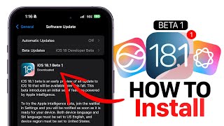 How To install iOS 181 Beta 1 and Device Support [upl. by Aratehs]