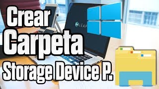 CREAR CARPETA STORAGE DEVICE POLICIES [upl. by Erehs522]