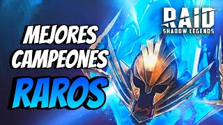 ▶️🔥MEJORES CAMPEONES RAROS 2024  RAID SHADOW LEGENDS ESPAÑOL [upl. by Aurelia]