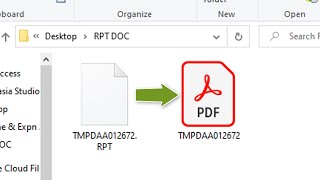 How to Convert RPT file to PDF online for free  Convert RPF file to PDF [upl. by Trebleht]