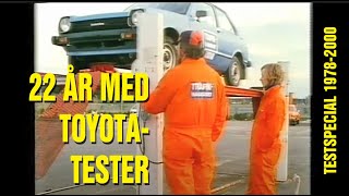 TOYOTATESTER 1978  2000 Perstad Presenterar TrafikMagasinet BilTV med Perstad [upl. by Rotman617]