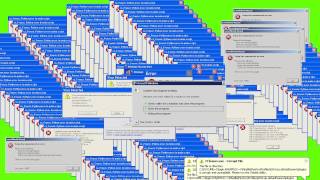 GREEN SCREEN Windows XP Error  VIRUS ERROR ☢  FOOTAGE  SOUND [upl. by Cross]