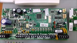 Paradox Alarm System SP6000 [upl. by Annua]