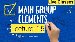 Main Group Elements Chemistry 15 Group 16 Chemistry Oxyacids of Sulphur Oxides oxygenfamily [upl. by Theodosia]