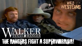 Walker Texas Ranger  Walker amp Trivette Fight A Superwarrior  Wild Westerns [upl. by Sion486]