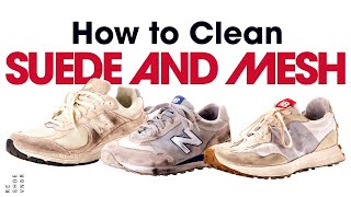 New Balance Shoe Cleaning Tutorial  Suede and Mesh [upl. by Edythe]