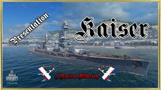 World Of Warships  SMS Kaiser  Tourelles en marche FR [upl. by Amsa]