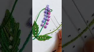 Flower making embroidery trick music explore trending embroiderydesign embroiderypatterns [upl. by Niwhsa]