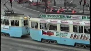 Oslo tram around NT febr 1990 [upl. by Idaline]