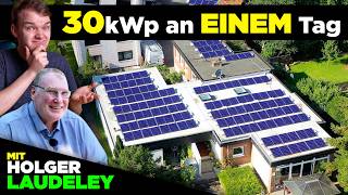 Lohnt sich das  30 kWp Solaranlage auf einem Flachdach mit Holger Laudeley [upl. by Samaria55]