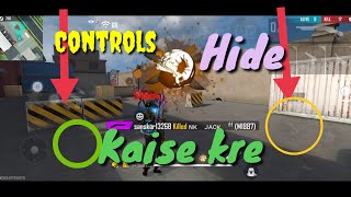 Free fire Controls buttons ko hide kaise kre All Controllers button how to hide [upl. by Rabush531]