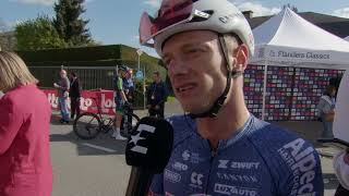 Quinten Hermans  Interview at the finish  De Brabantse Pijl 2024 [upl. by Tiernan231]