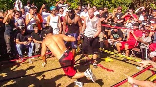 Muay Thai Legend vs Street Fighter Bare Knuckle Brawl  Unexpected KO [upl. by Eckblad]