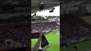 Vålerenga Kjerke  magisk stemning åpningskamp ny stadion [upl. by Irrehs654]