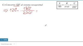 COMO CONVERTIR DE CENTESIMAL A SEXAGESIMAL DE MANERA FACIL [upl. by Eneleoj]