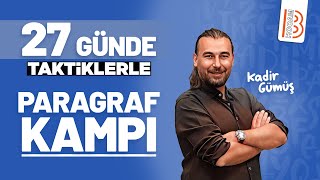 27 Günde Taktiklerle Paragraf Kampı  Kadir Gümüş  2025 [upl. by Leler]