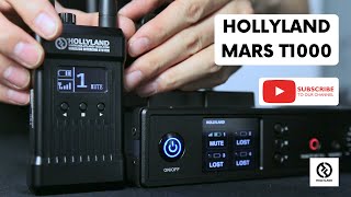 A Prosumer Wireless Intercom System  MARS T1000 [upl. by Yuzik490]