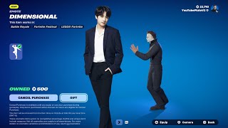 NEW JUNGKOOK DIMENSIONAL EMOTE Fortnite Item Shop October 2nd 2024 [upl. by Iyre199]