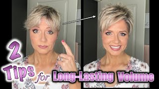 TOP 2 TIPS to Add Volume That Lasts All Day  Hair Tutorial [upl. by Modesty611]