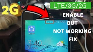 4G3G Smartphone But 2G Internet Mobile Data Problem Fix [upl. by Vachill208]