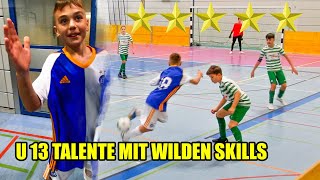 U 13 Talente zeigen verrückte Skills bei Hallenturnier l AbonnentenSpieltag [upl. by Yddet]