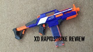 Nerf NStrike Elite XD RapidStrike CS18 Unboxing Review amp Range Test [upl. by Harv]