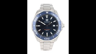 Tag Heuer Aquaracer Pre Owned Watch Ref WAY101C [upl. by Romney]