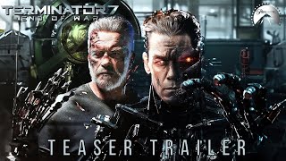 TERMINATOR 7 End Of War 2025 Arnold Schwarzenegger Movie teaser trailer Concept [upl. by Nalepka]