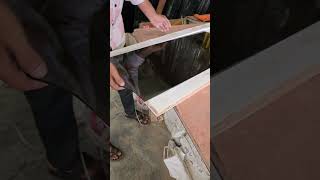 how to Cut windows glass  one way grey glass  one side mirror  viralshorts2024 [upl. by Jeconiah]