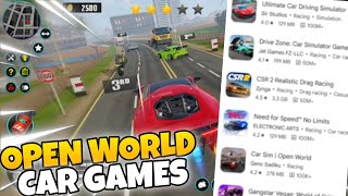 Playing BEST OPENWORLD CAR GAMES from PLAYSTORE [upl. by Marrissa]