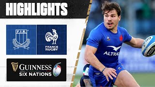 HIGHLIGHTS  🇮🇹 Italy v France 🇫🇷  2023 Guinness Six Nations [upl. by Wheeler]