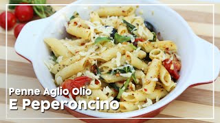 Pasta Recipe  Penne Aglio Olio E Peperoncino  Easy To Make Italian Pasta [upl. by Ennaeiluj]