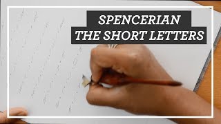 Spencerian Short Letters  TUTORIAL [upl. by Waldack]