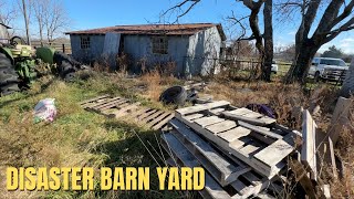 120 YEAR old FARM clean up  unearth MANY treasures [upl. by Gretchen]