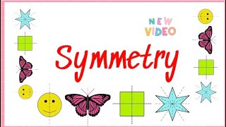 Symmetry For Kids  Symmetrical Shapes  line of symmetry  maths grade 3  Muskaan [upl. by Ynnus]