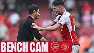 BENCH CAM  Arsenal vs Manchester United 31  A dramatic end at Emirates Stadium [upl. by Kisor]