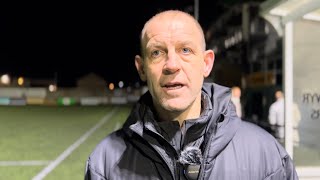 Manager Interview  Aberystwyth vs CPD Bae Colwyn 9th February 2024 [upl. by Llesig]